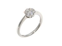 Anello DDonna Donna rugiada in Oro bianco Diamante 0.47 Ct JC 1910/1-12 - JC 1910/1-12